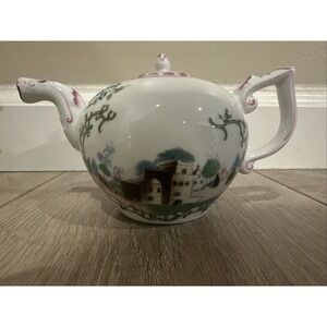 Vintage Hochst‎ 1985 Franklin Mint  Victoria & Albert Museum Mini Teapot 6"
